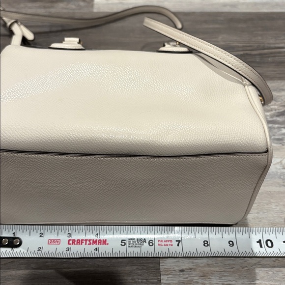 NWOT- Coach Mini Bennett Crossbody Satchel Chalk (White/Ivory) with Chalk Liner - Picture 15 of 16